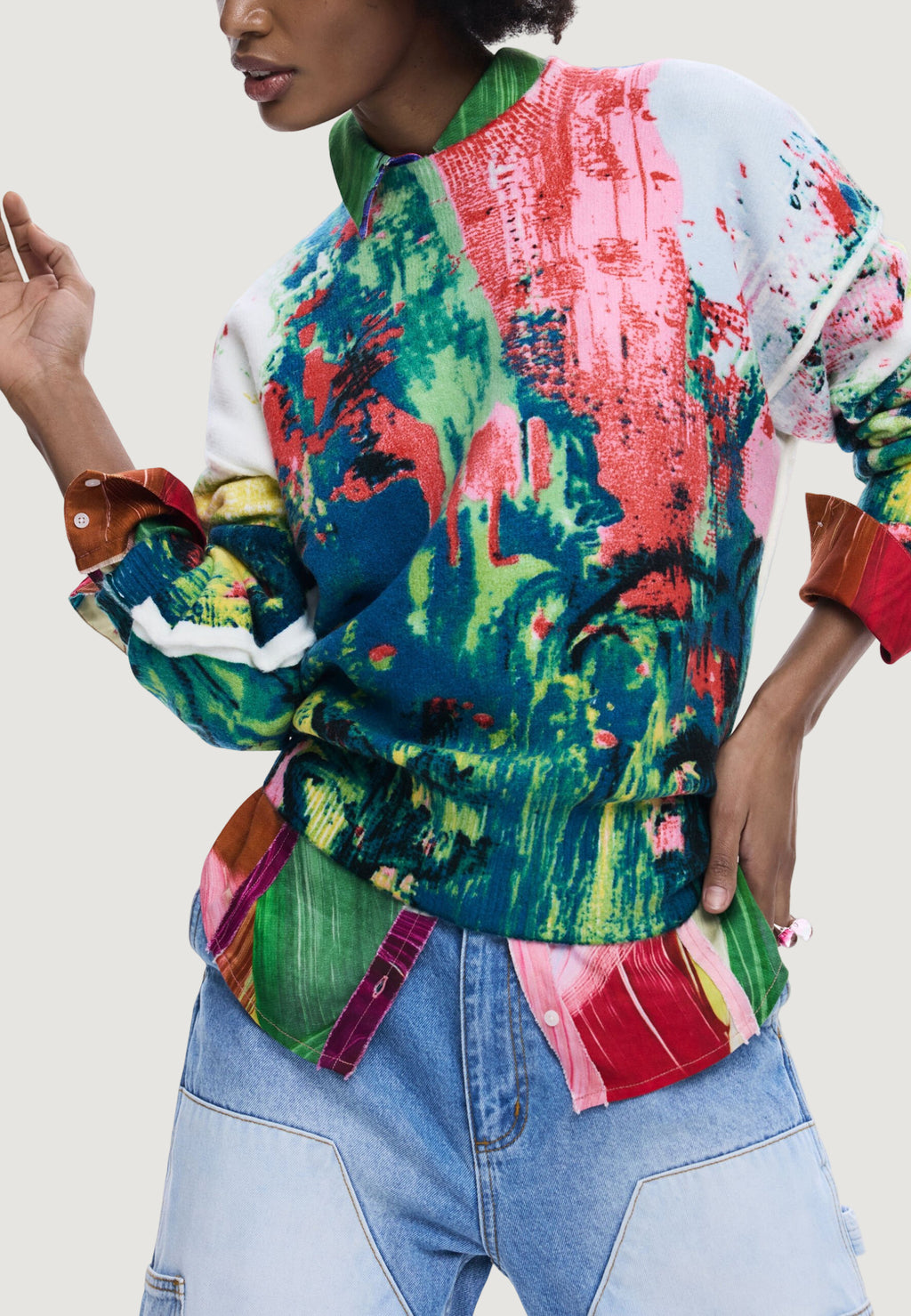 Maglione Desigual REPRIS_JERS_PINTURA