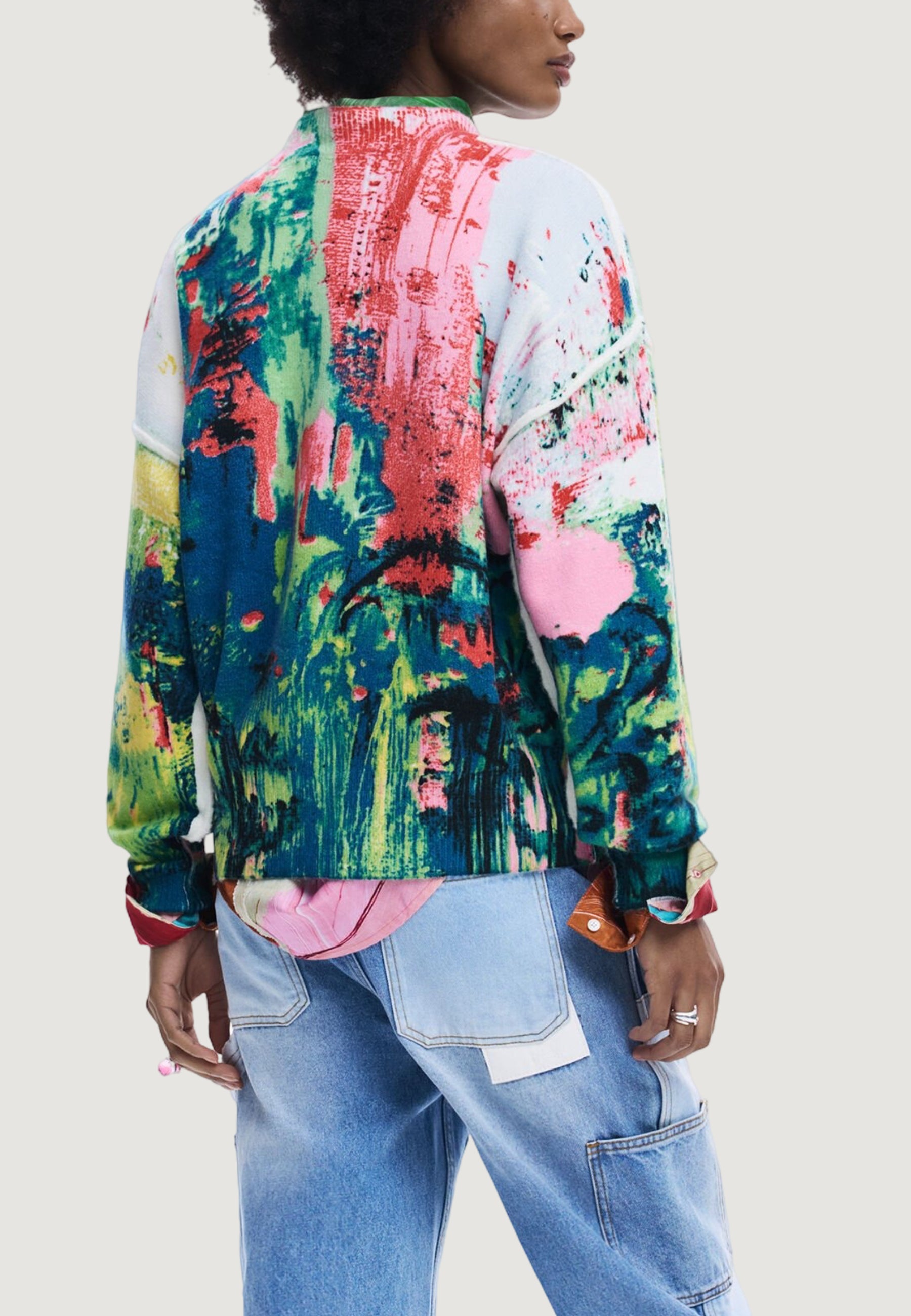 Maglione Desigual REPRIS_JERS_PINTURA