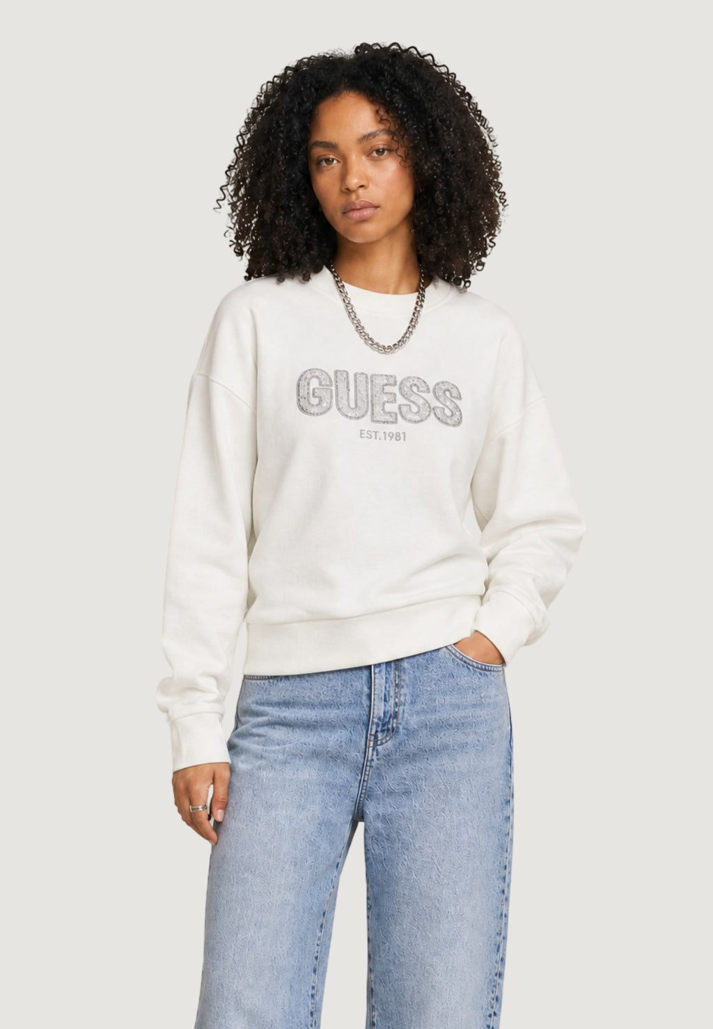 Pullover Guess LS CN MADELINE LOGO