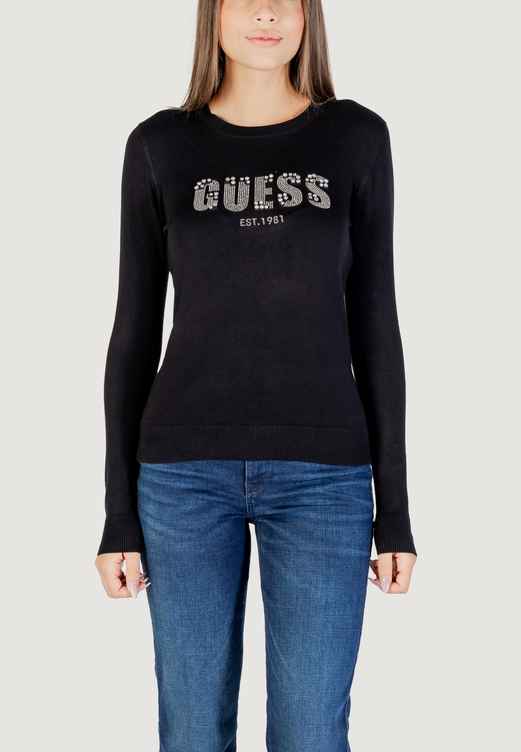 Maglione Guess LS CN REYNA LOGO SWTR
