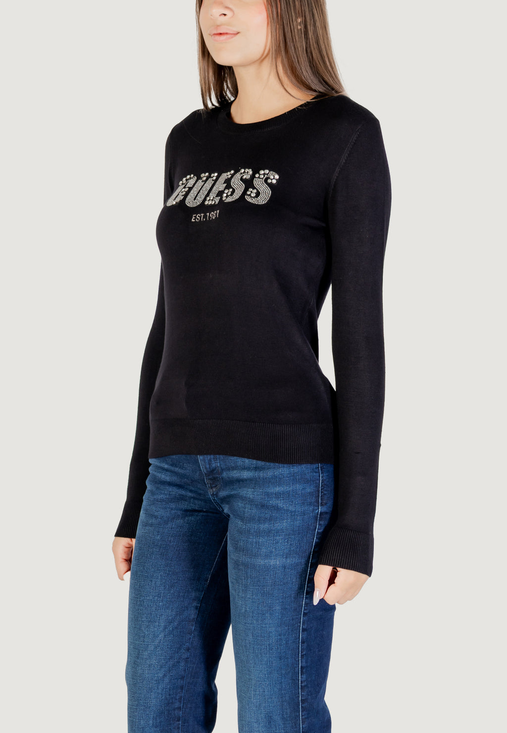 Maglione Guess LS CN REYNA LOGO SWTR