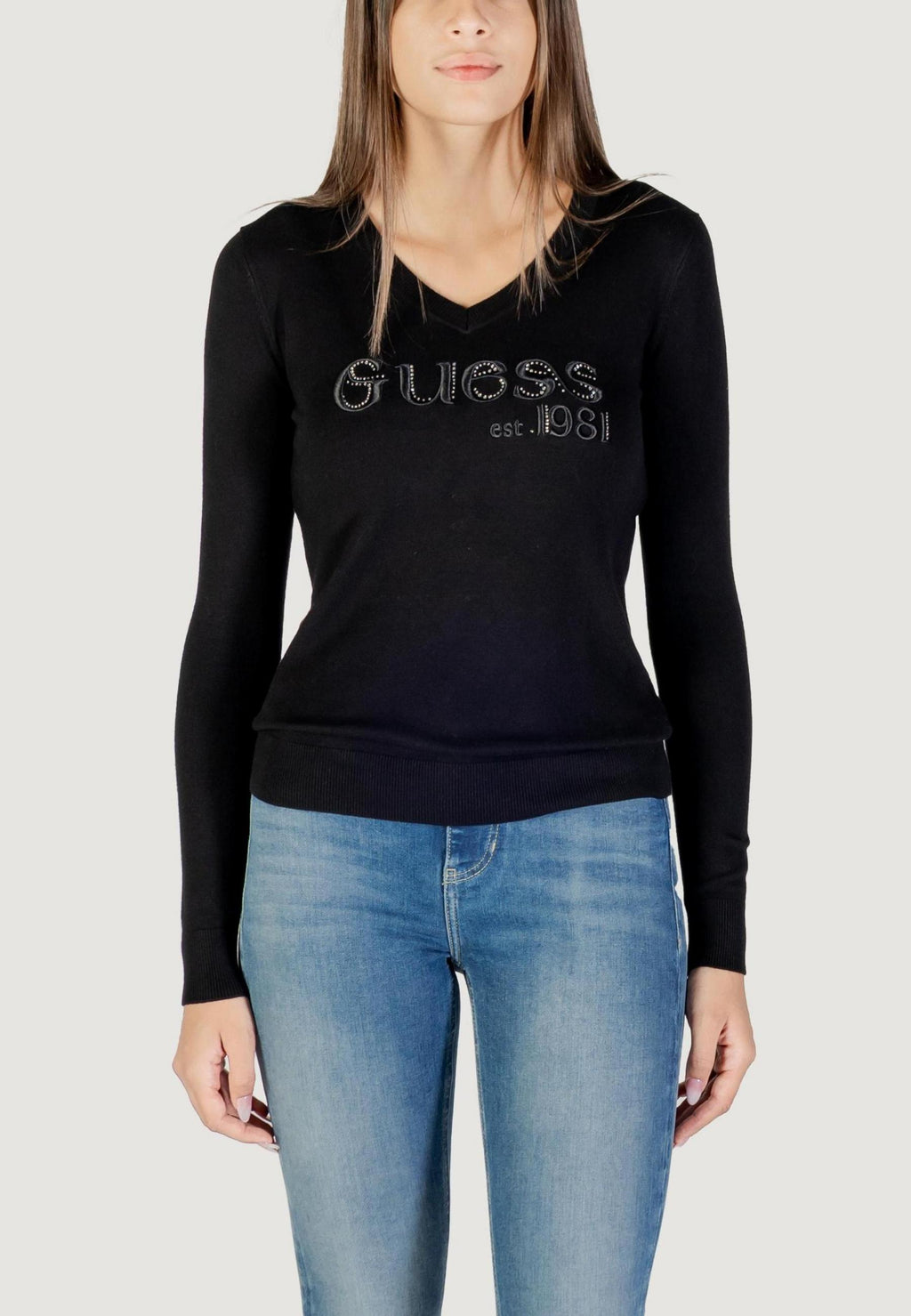 Maglione Guess LS VN SAYLOR LOGO SWTR