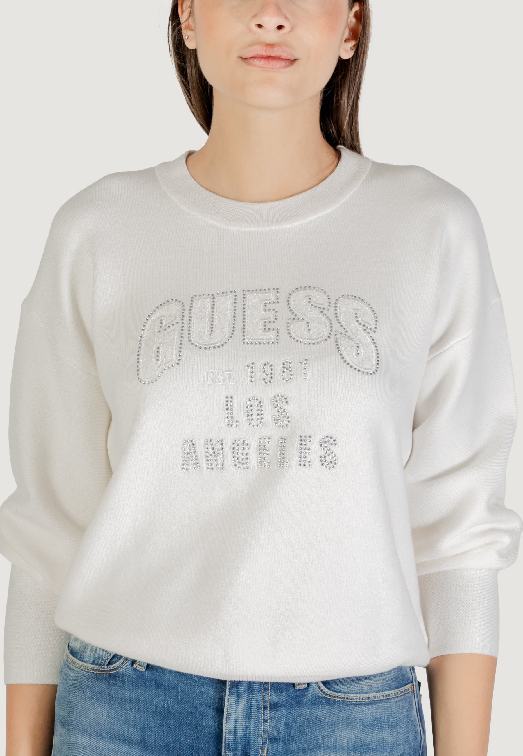 Maglione Guess LS CN LEIGHTON LOGO SWTR