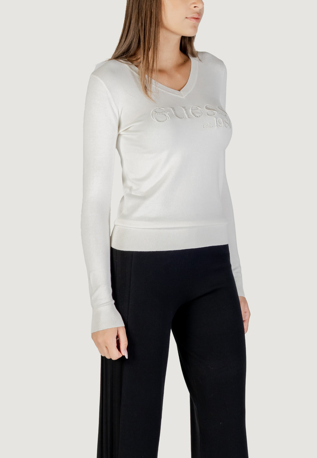 Maglione Guess LS VN SAYLOR LOGO SWTR