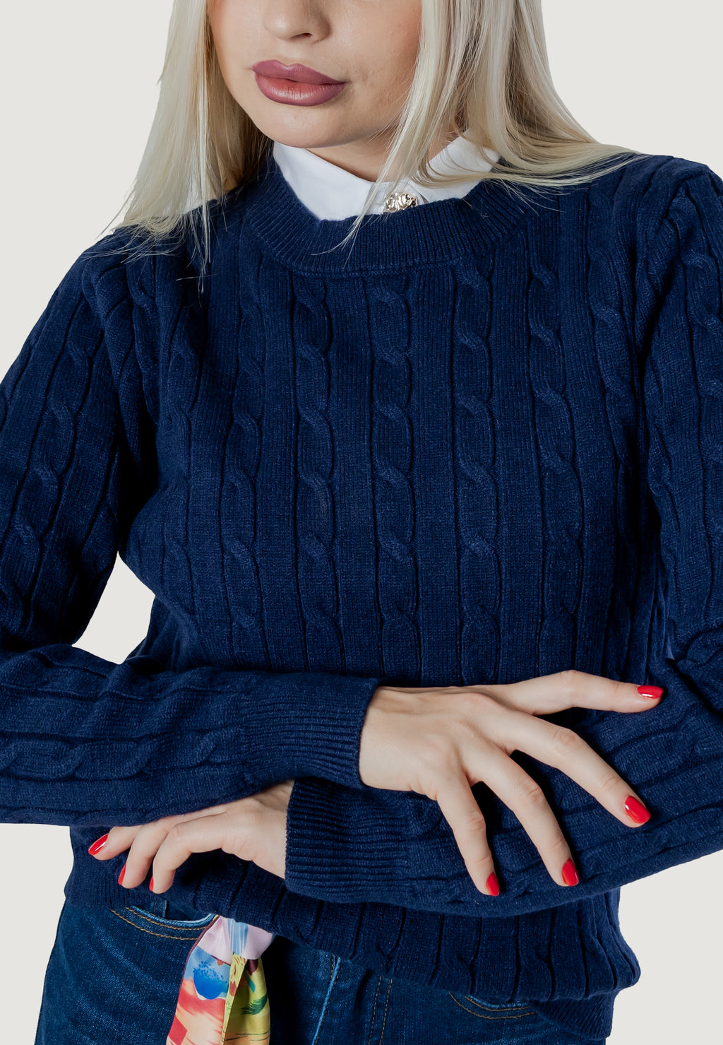 Pullover I am ortensia CABLE CREW KNIT