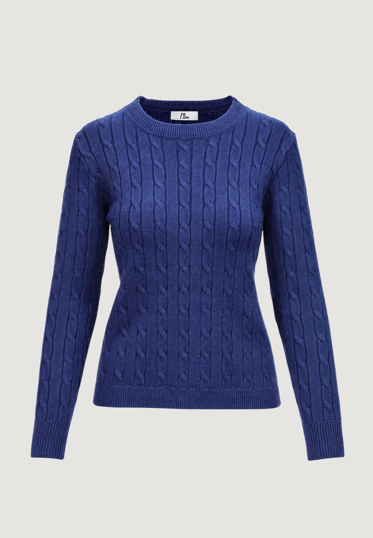 Pullover I am ortensia CABLE CREW KNIT