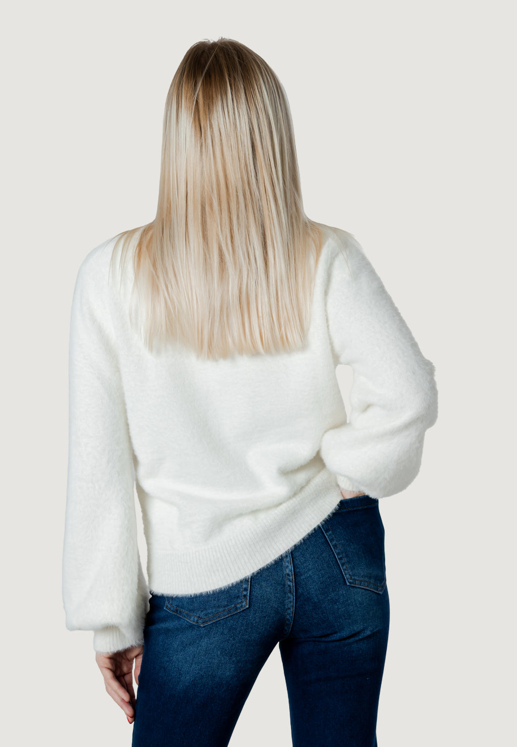 Maglione I am lotus FLUFFY CREW KNIT