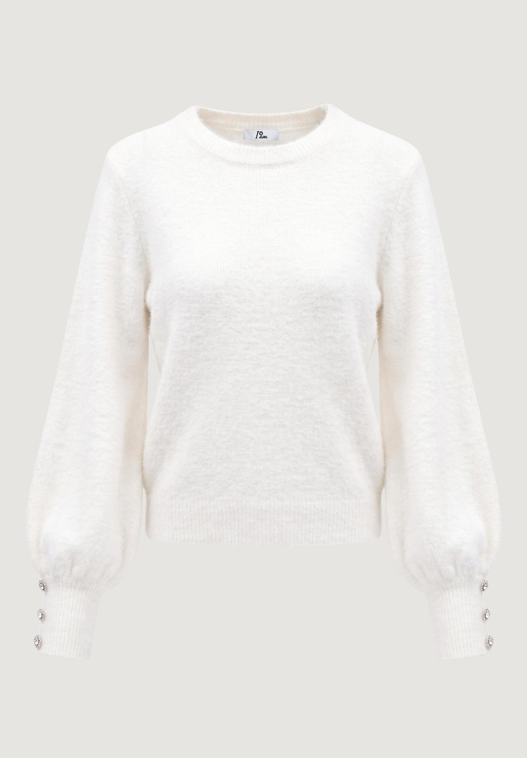 Maglione I am lotus FLUFFY CREW KNIT
