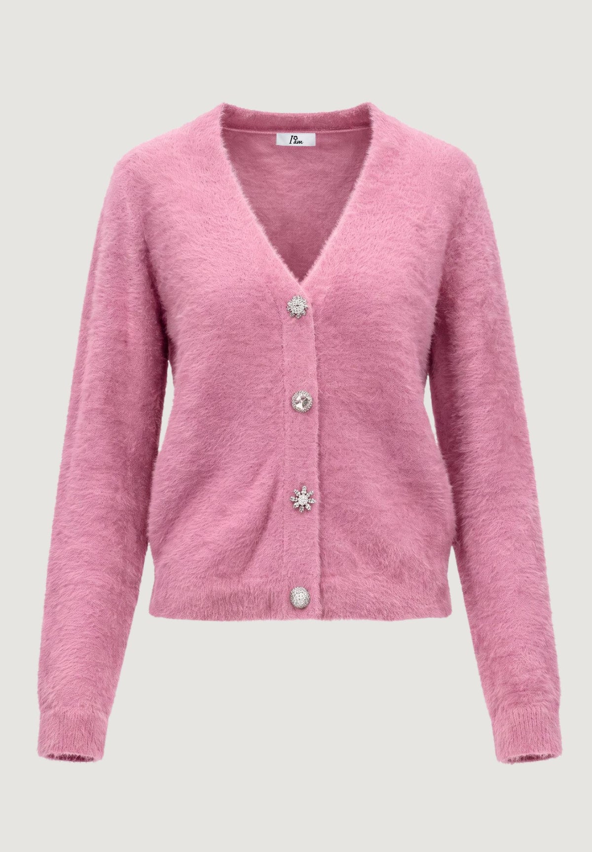 Maglione I am lotus FLUFFY CARDIGAN