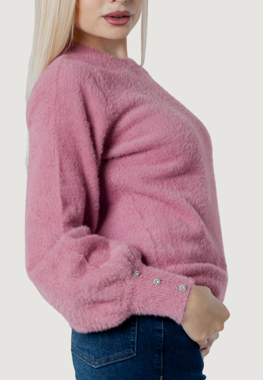 Maglione I am lotus FLUFFY CREW KNIT