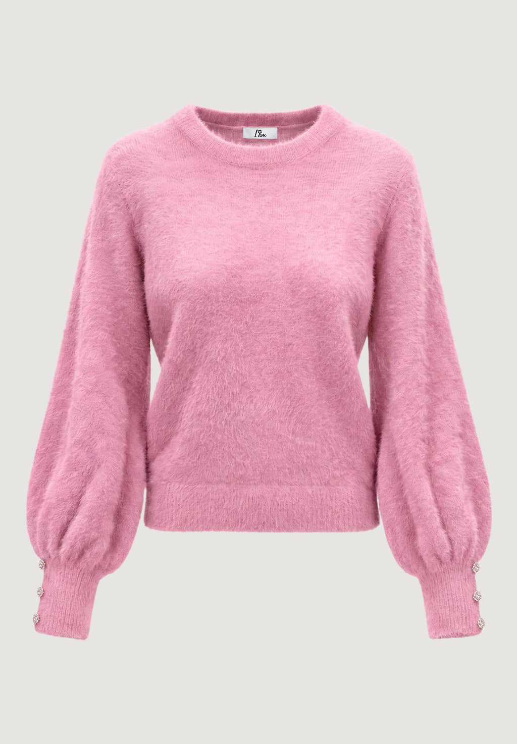 Maglione I am lotus FLUFFY CREW KNIT