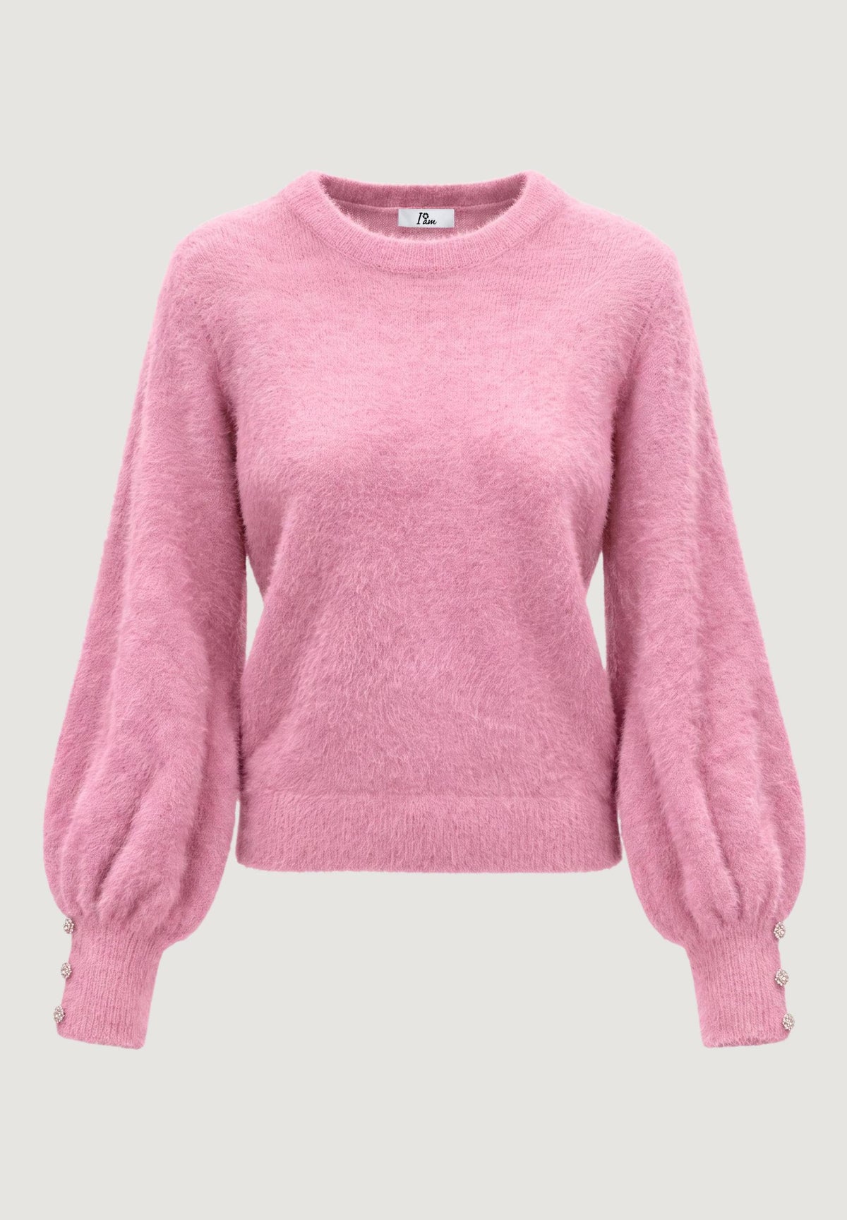Maglione I am lotus FLUFFY CREW KNIT