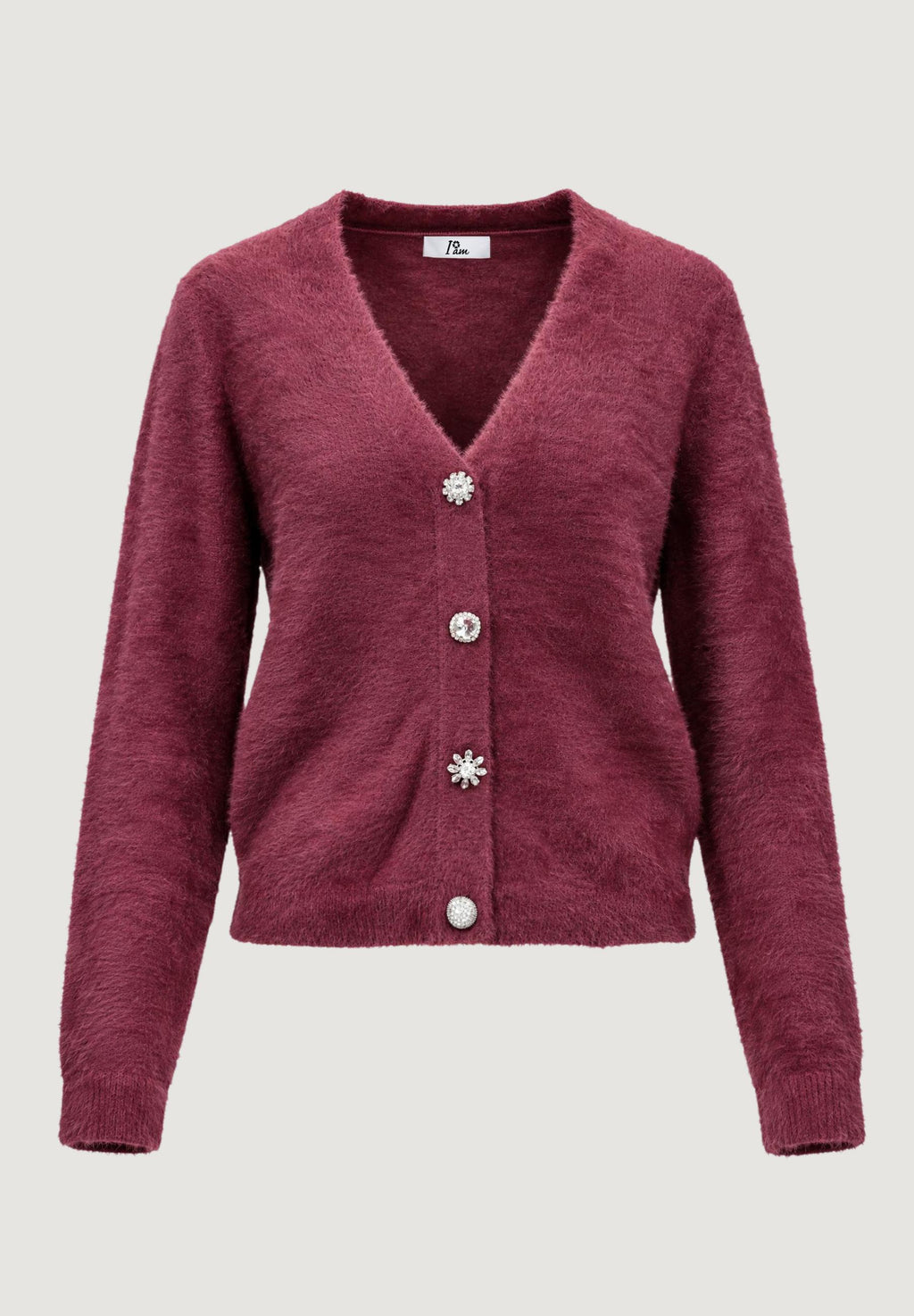 Maglione I am lotus FLUFFY CARDIGAN