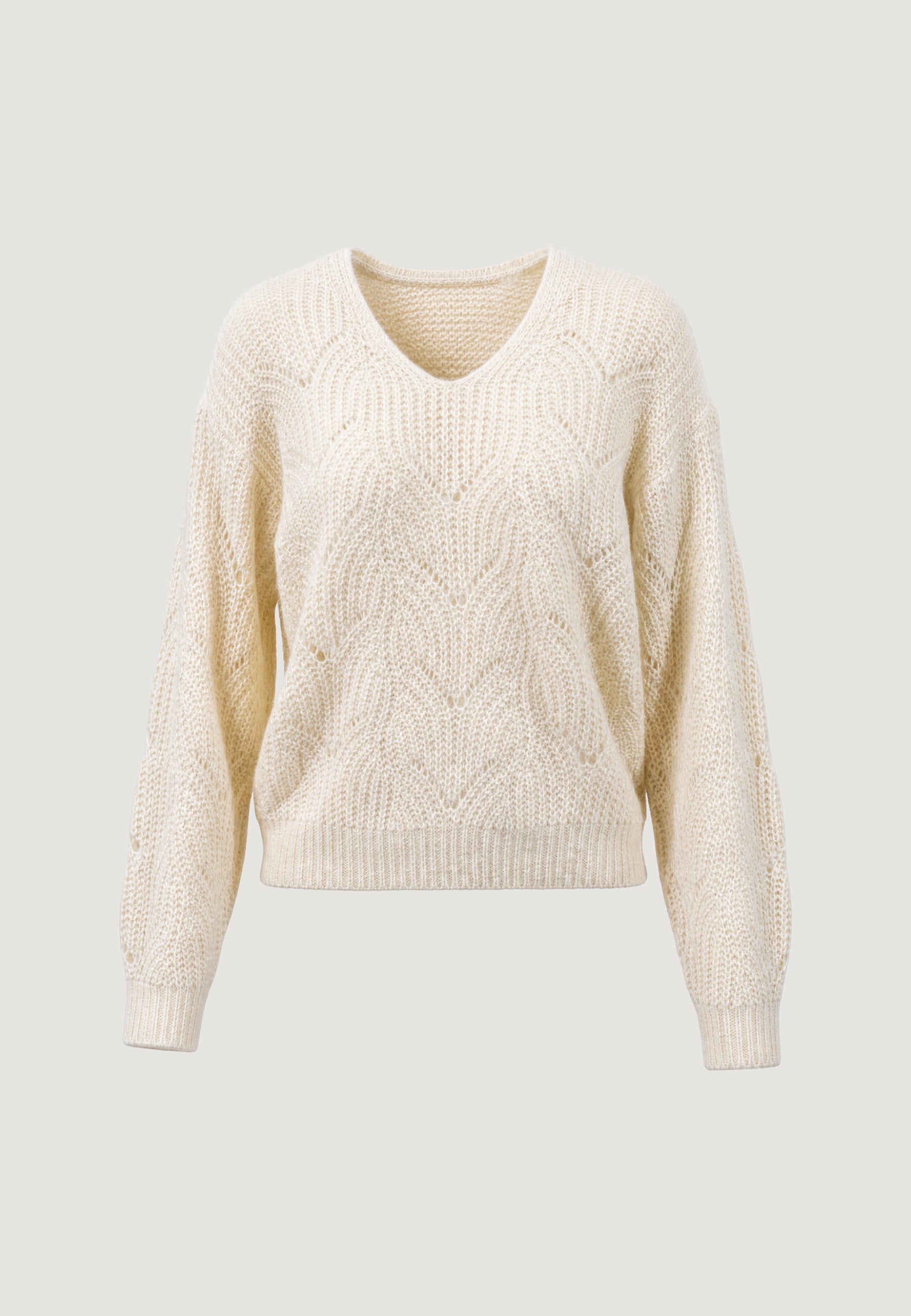 Maglione Jacqueline de Yong JDYBADUT L/S V-NECK STRUC GLITT PULL KNT