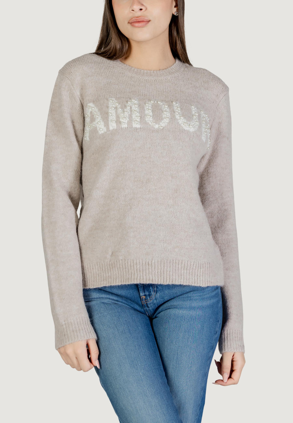 Pullover Jacqueline de Yong AMOUR LIFE L/S ON PEARL JACQ PULL KNT