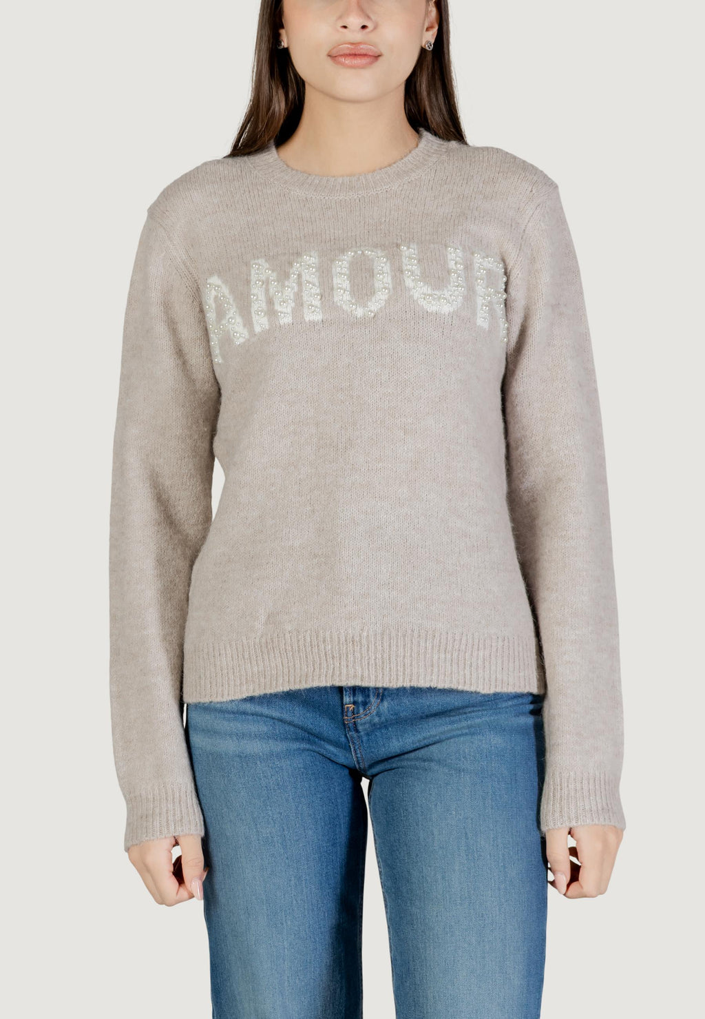 Pullover Jacqueline de Yong AMOUR LIFE L/S ON PEARL JACQ PULL KNT