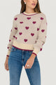 Maglione Jacqueline de Yong Jdyromance L/S Jacq. Pullover Knt Noos