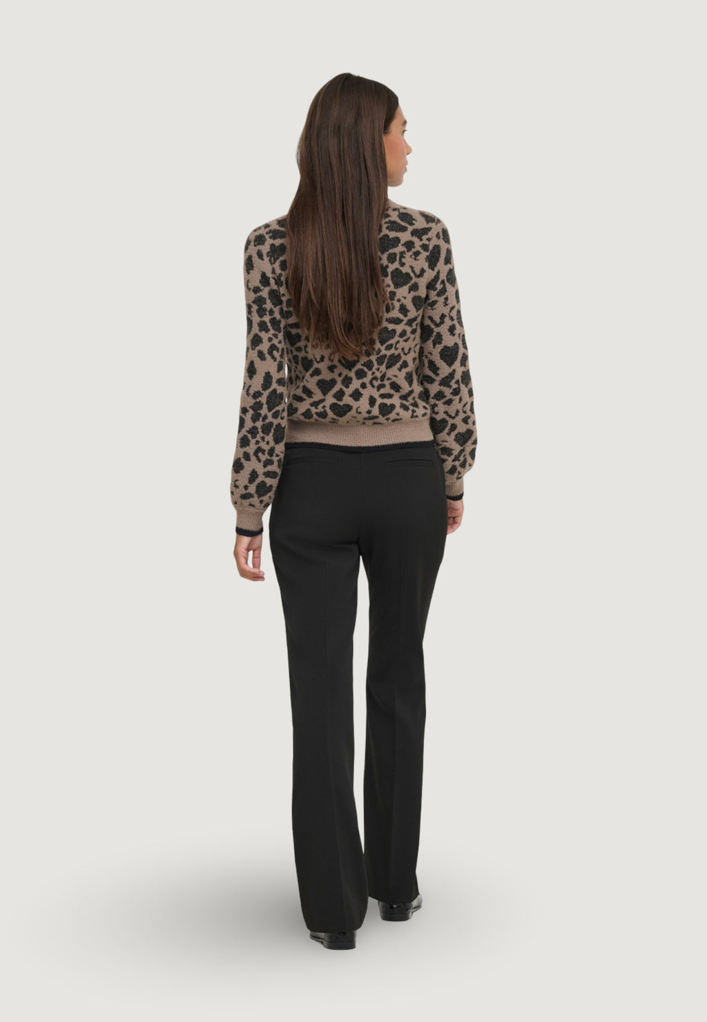 Pullover Jacqueline de Yong JDYLORRAINE ANIMAL L/S PULLOVER KNT