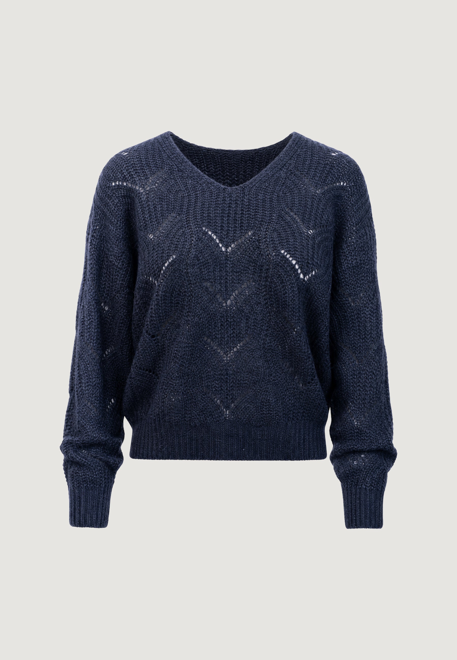 Pullover Jacqueline de Yong JDYBADUT L/S V-NECK STRUC GLITT PULL KNT
