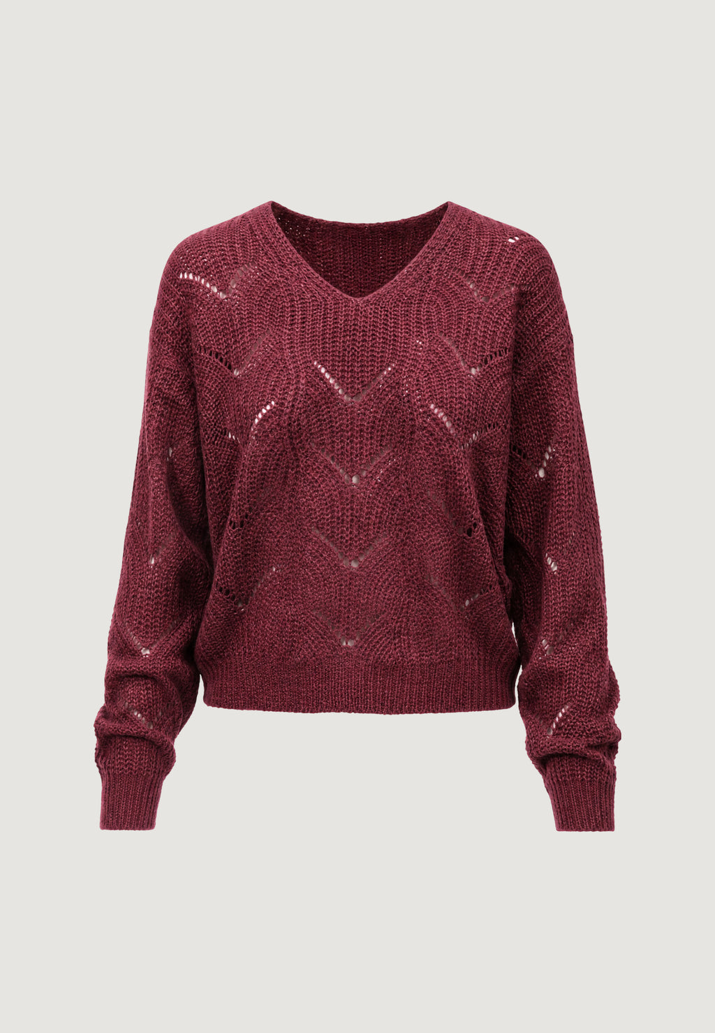 Maglione Jacqueline de Yong JDYBADUT L/S V-NECK STRUC GLITT PULL KNT