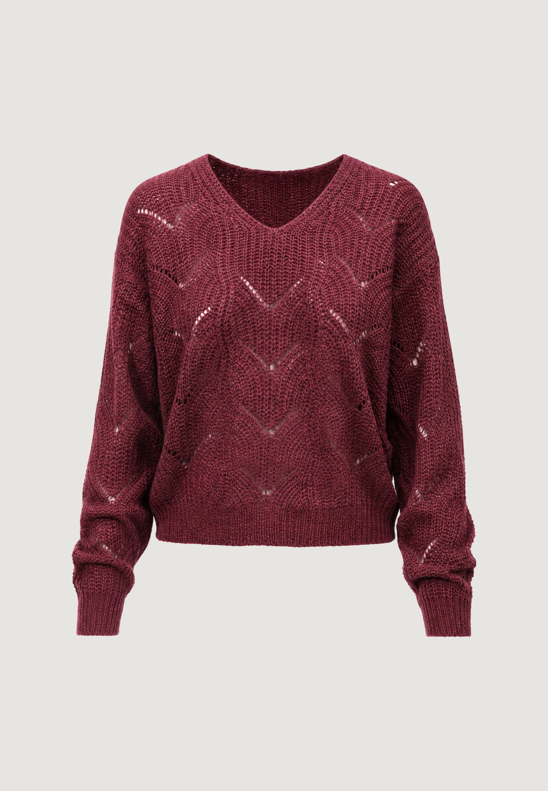 Maglione Jacqueline de Yong JDYBADUT L/S V-NECK STRUC GLITT PULL KNT