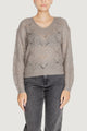 Maglione Jacqueline de Yong JDYBADUT L/S V-NECK STRUC GLITT PULL KNT