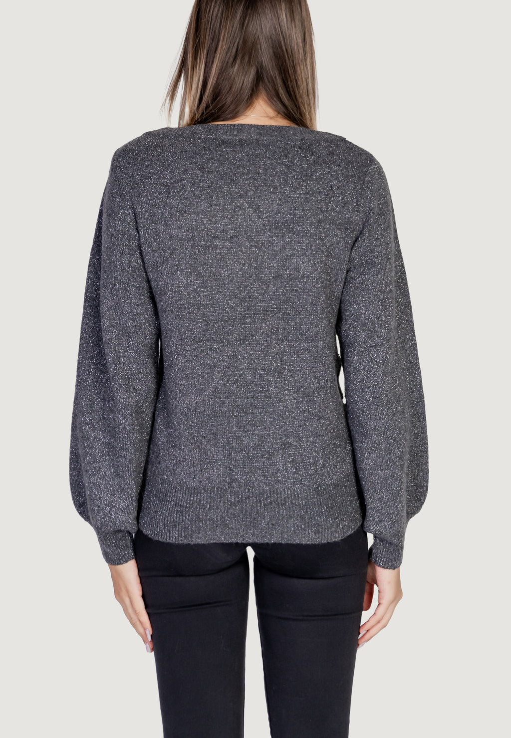 Maglione Jacqueline de Yong JDYRUE GLITTER L/S BOAT PULLOVE KNT NOOS