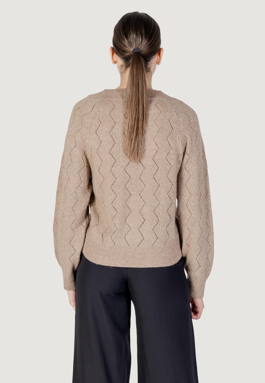 Pullover Jacqueline de Yong Jdyaspen Life L/S V-Neck Pullover Knt