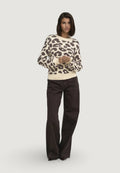 Pullover Jacqueline de Yong JDYLORRAINE ANIMAL L/S PULLOVER KNT