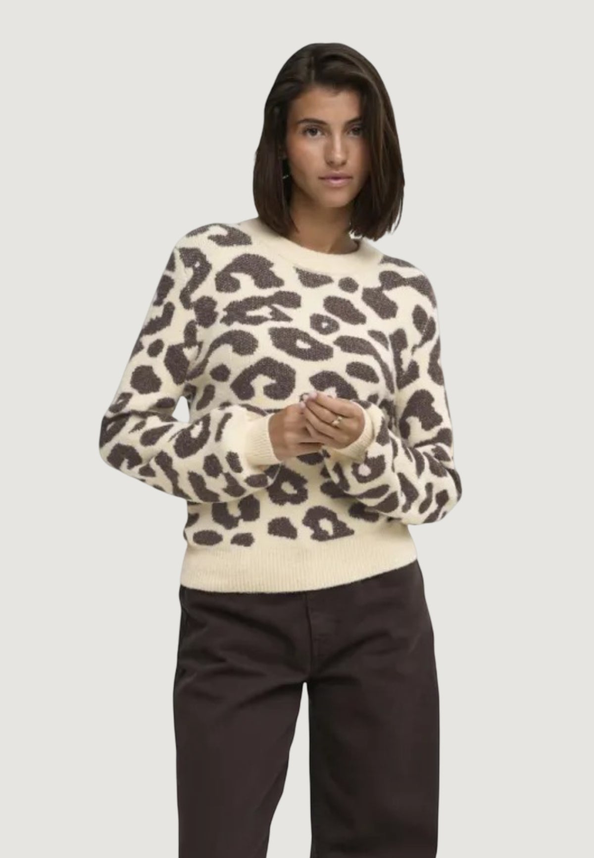 Maglione Jacqueline de Yong JDYLORRAINE ANIMAL L/S PULLOVER KNT