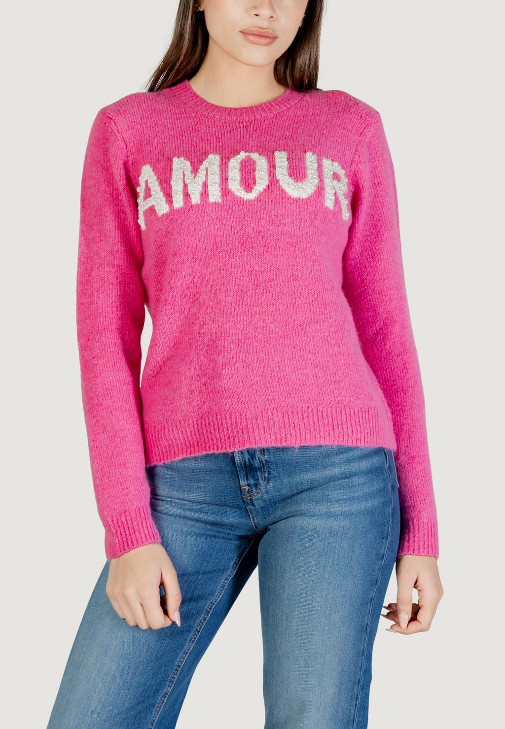 Pullover Jacqueline de Yong AMOUR LIFE L/S ON PEARL JACQ PULL KNT