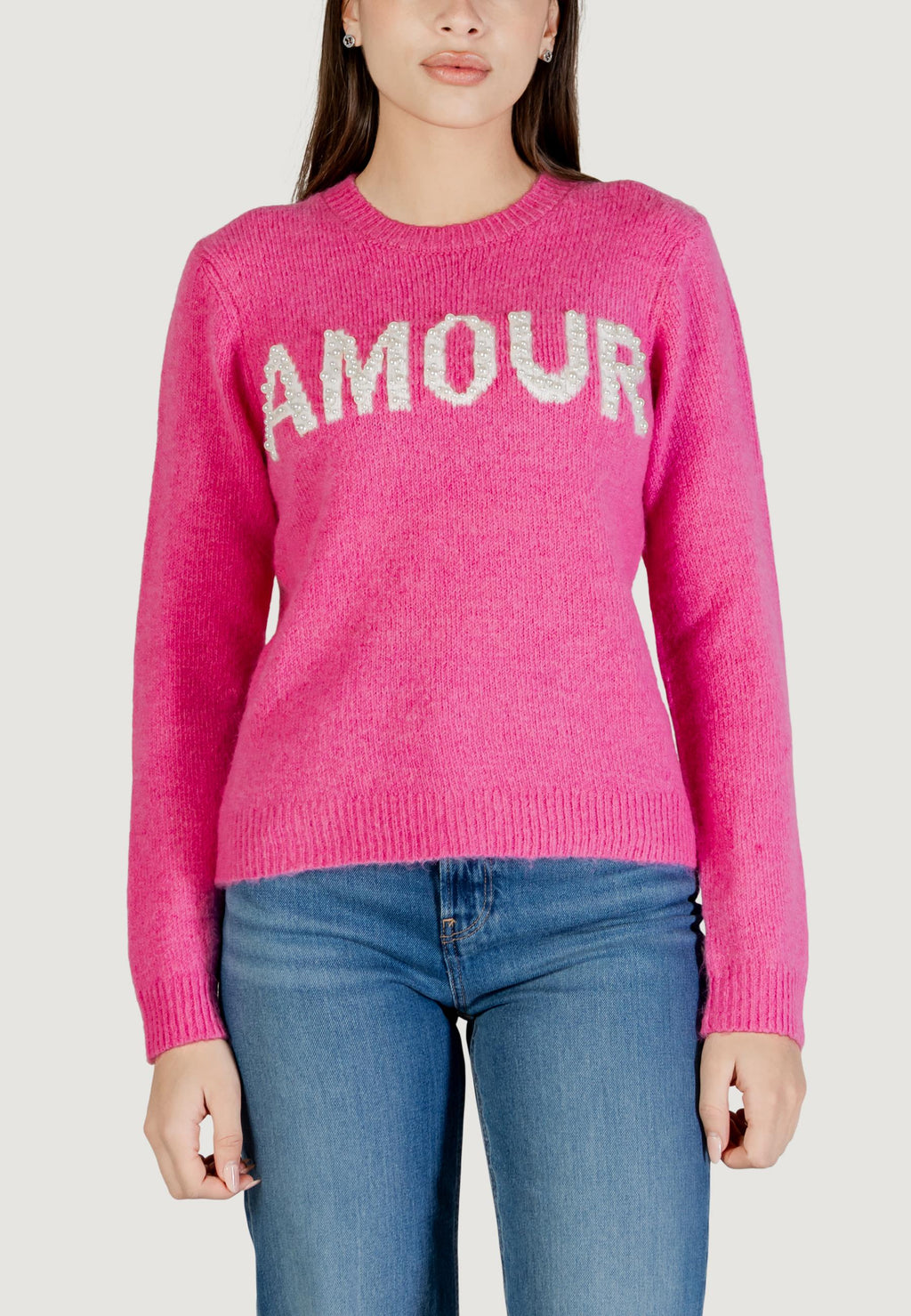 Pullover Jacqueline de Yong AMOUR LIFE L/S ON PEARL JACQ PULL KNT