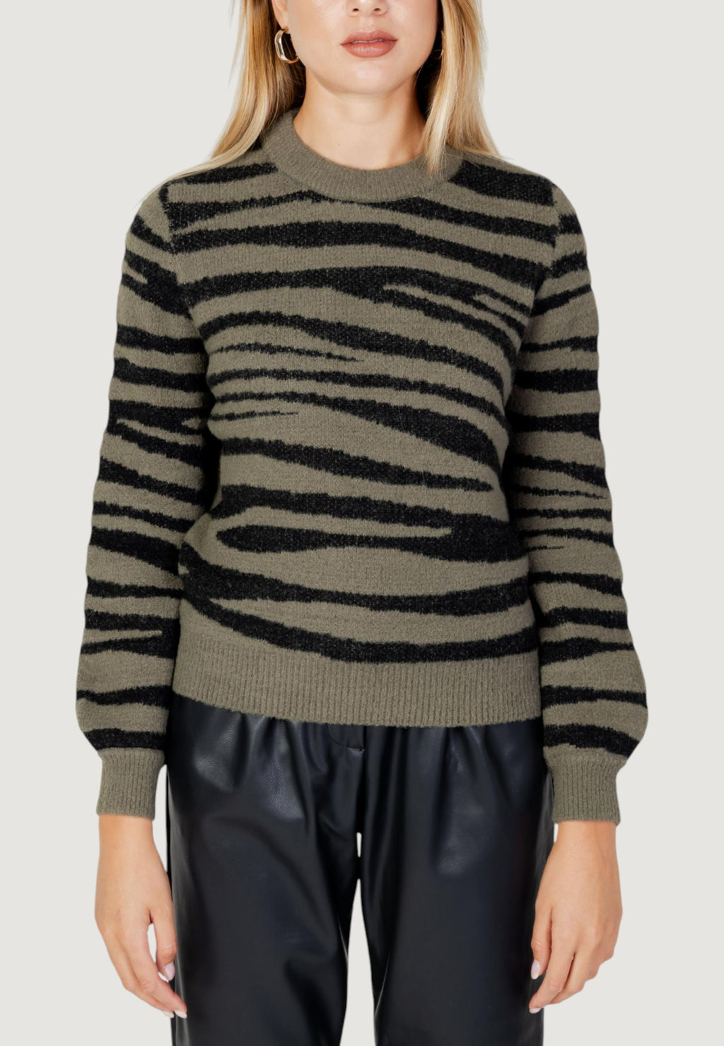 Pullover Jacqueline de Yong JDYLORRAINE ANIMAL L/S PULLOVER KNT