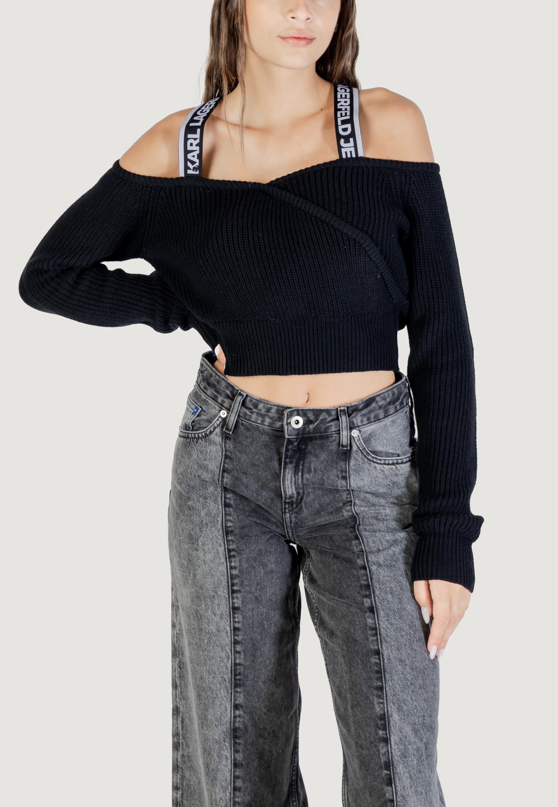 Maglione Karl Lagerfeld Jeans KLJ CUT-OUT SWEATER