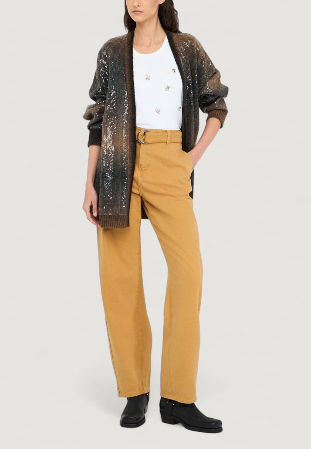 Cardigan Liu-Jo MAGLIA APERTA M/L
