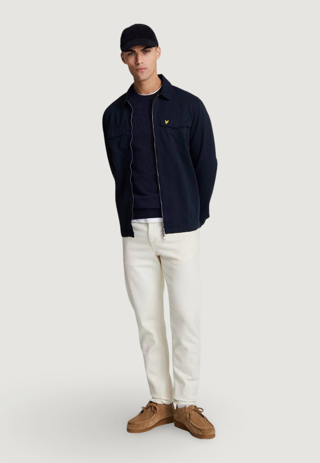Maglione Lyle & Scott Lambswool Blend Crew Neck Jump
