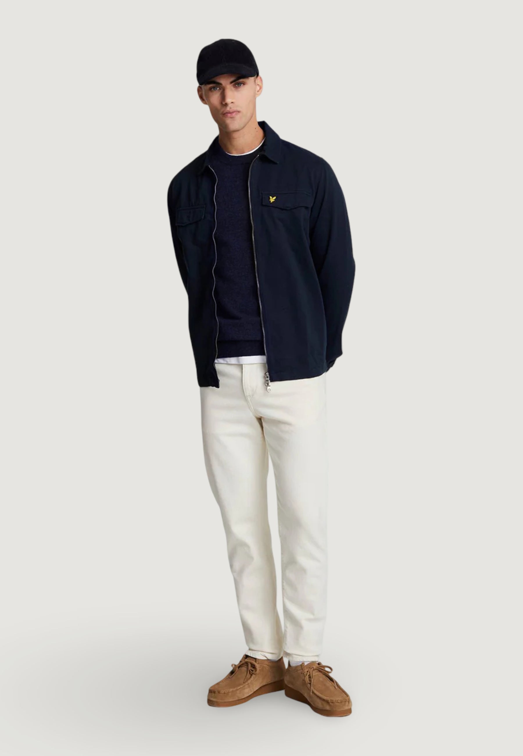 Maglione Lyle & Scott Lambswool Blend Crew Neck Jump
