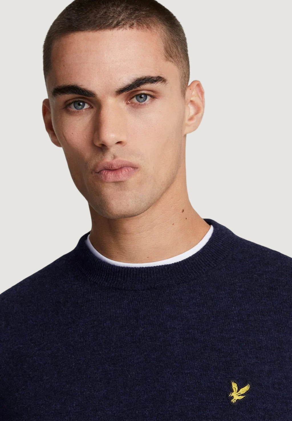 Maglione Lyle & Scott Lambswool Blend Crew Neck Jump