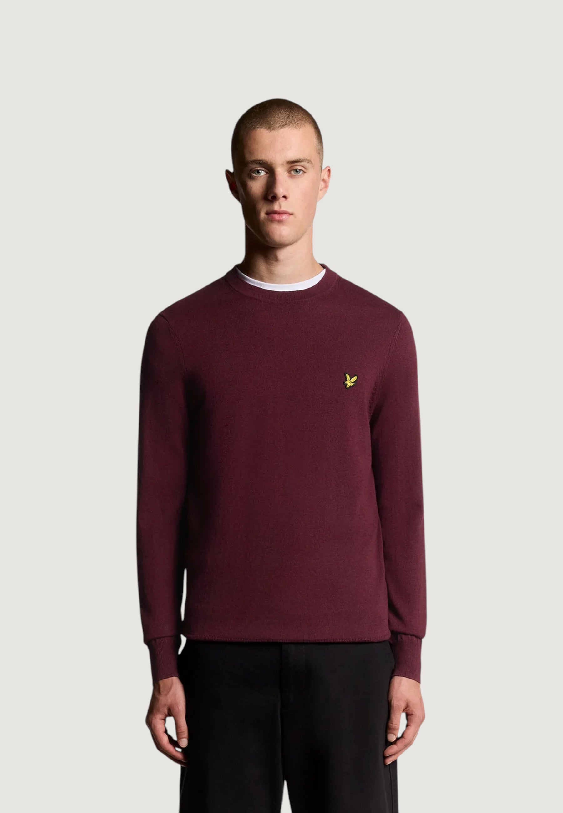 Maglione Lyle & Scott Cotton Merino Crew Neck Jumper