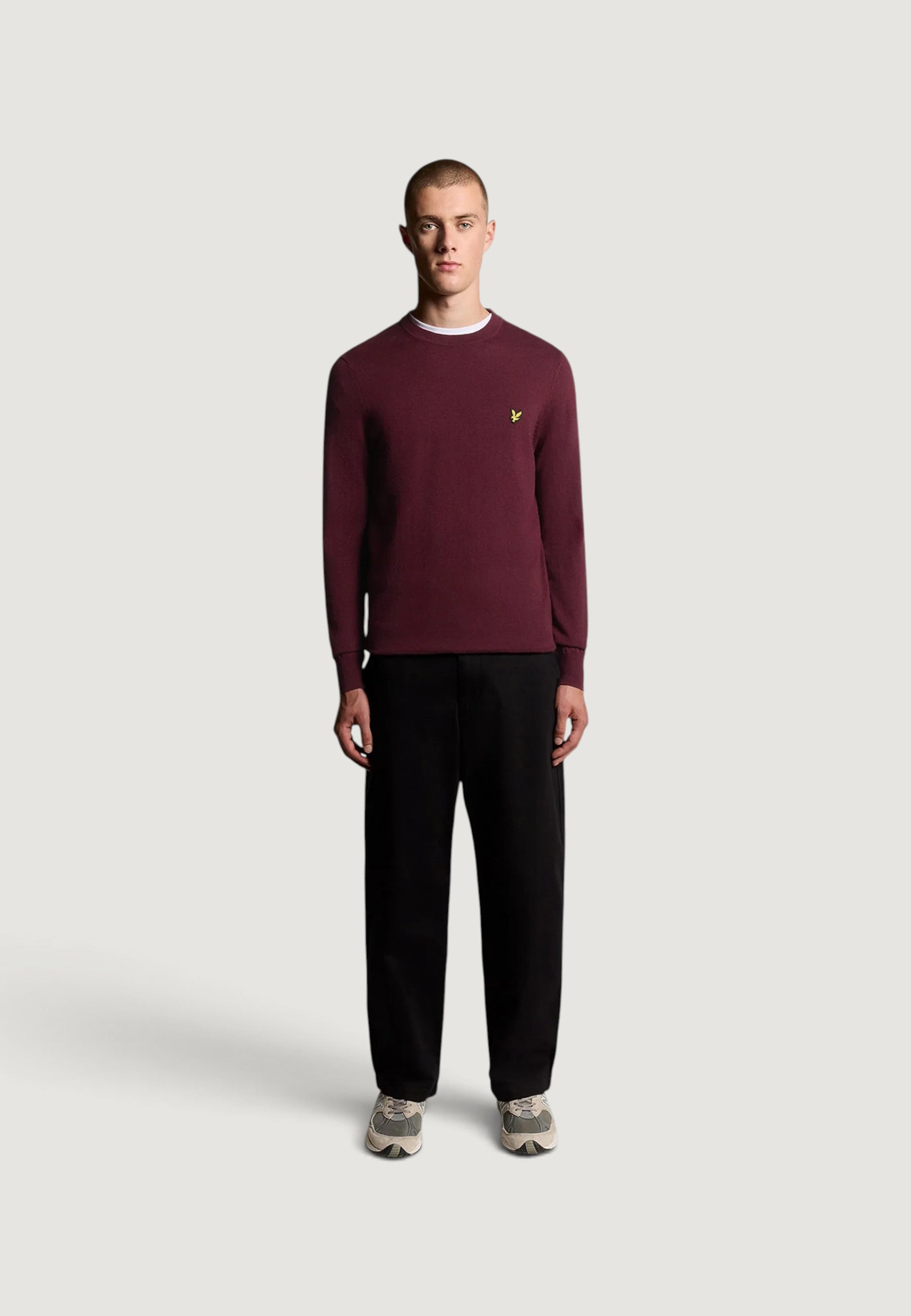Maglione Lyle & Scott Cotton Merino Crew Neck Jumper