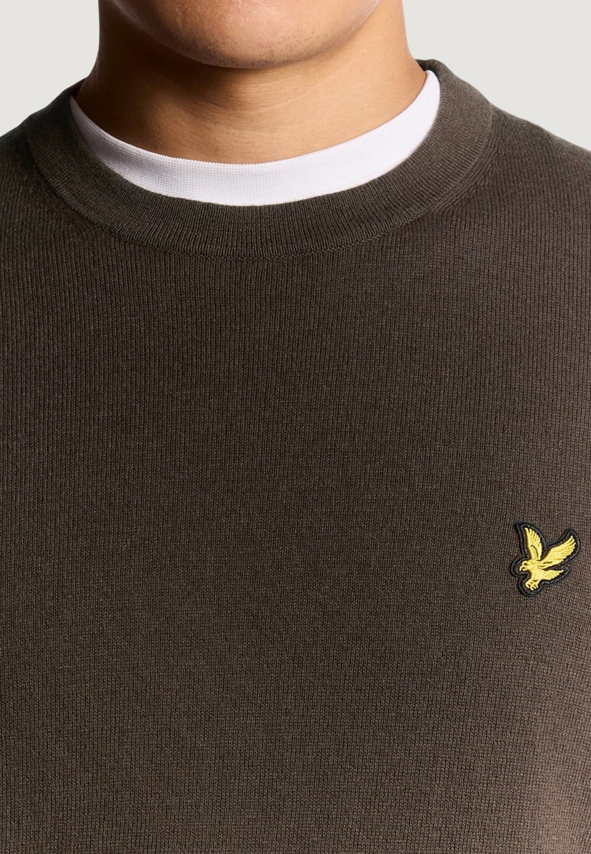 Maglione Lyle & Scott Cotton Merino Crew Neck Jumper
