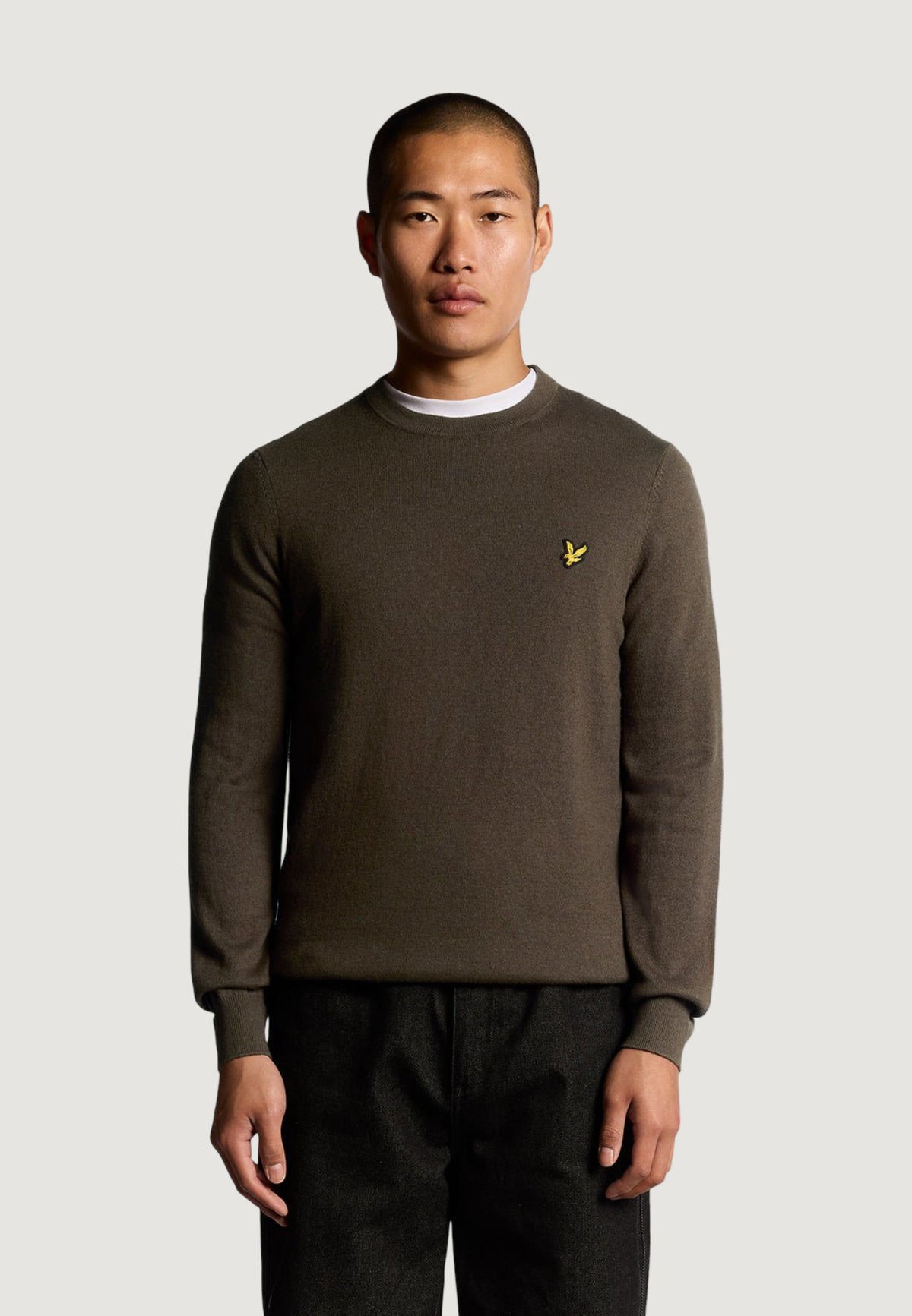 Maglione Lyle & Scott Cotton Merino Crew Neck Jumper