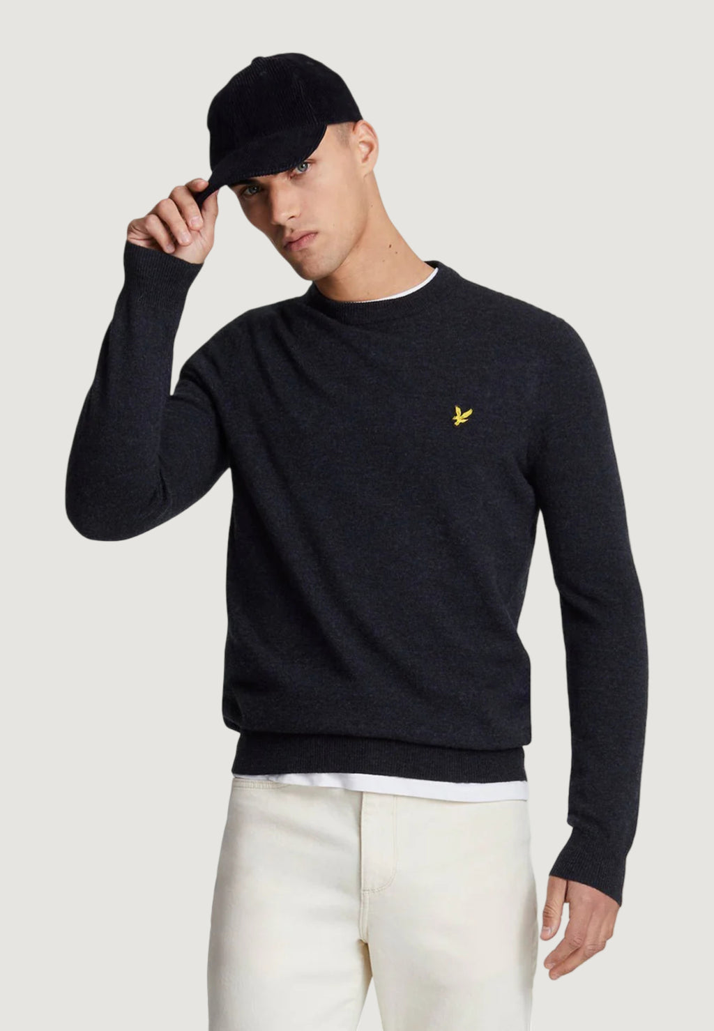 Maglione Lyle & Scott Lambswool Blend Crew Neck Jump