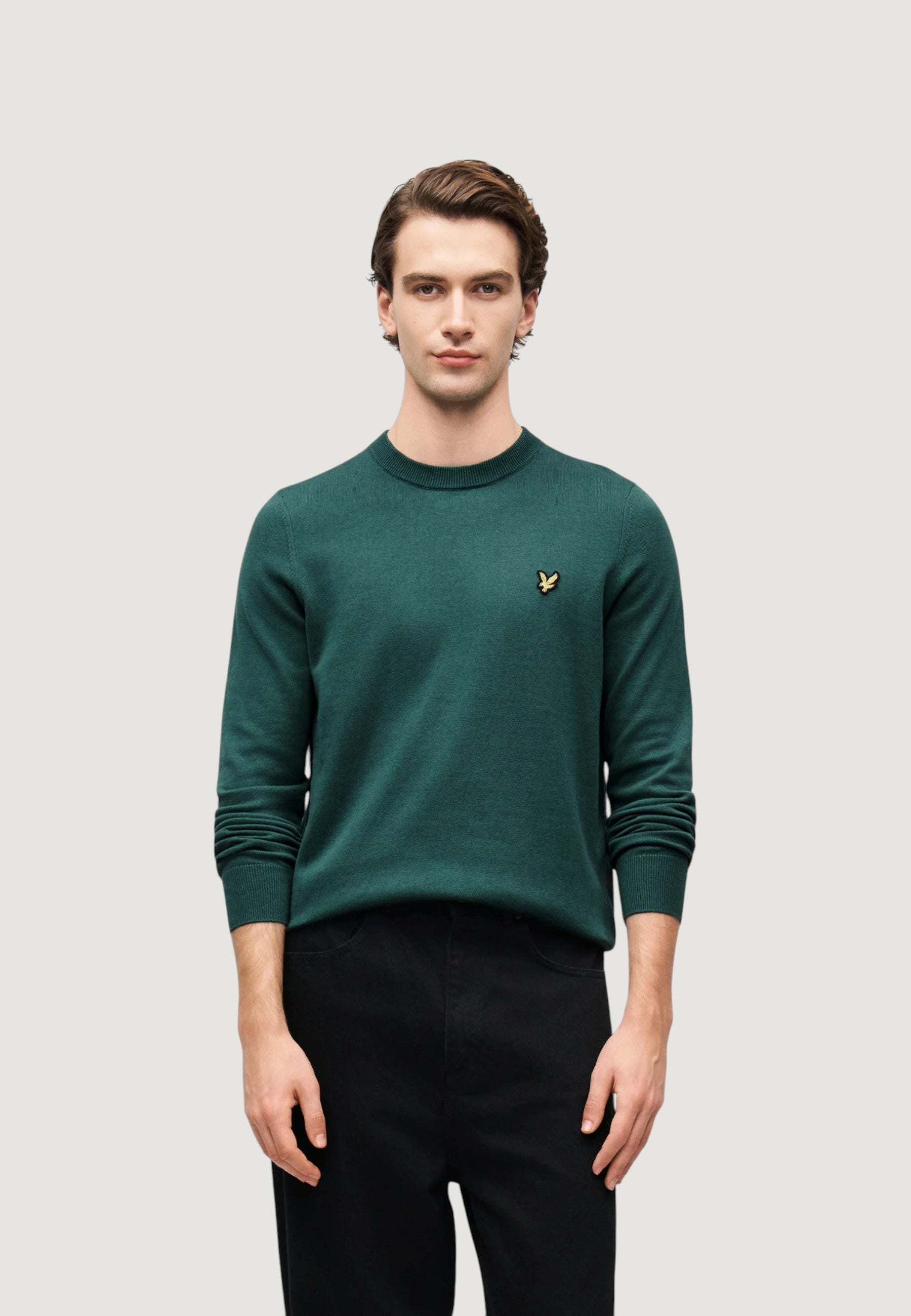 Maglione Lyle & Scott Cotton Merino Crew Neck Jumper