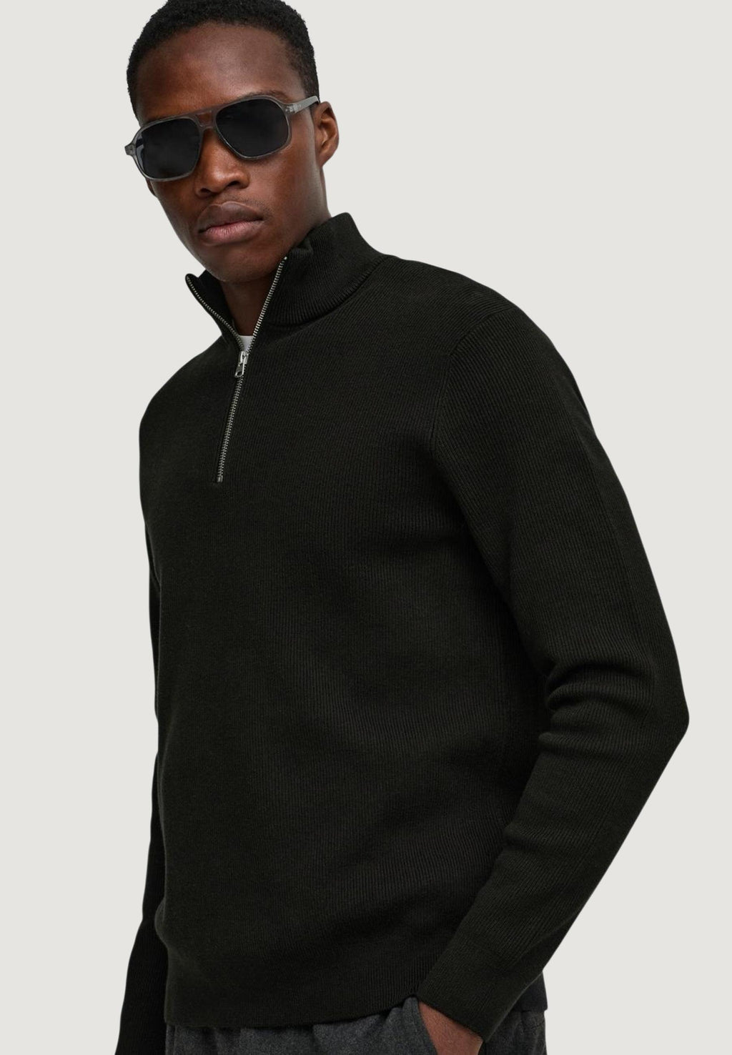 Pullover Only & Sons Onsphil Reg 12 Struc Half Zip Knit Noos