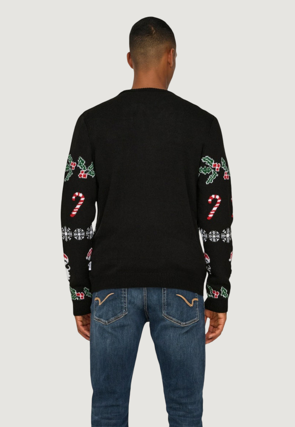 Maglione Only & Sons ONSXMAS REG 5 ALLOVER CREW KNIT
