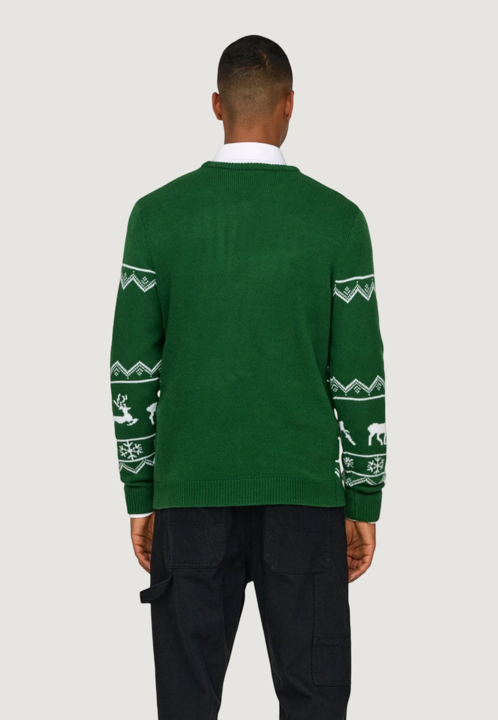 Pullover Only & Sons ONSXMAS REG 5 ALLOVER CREW KNIT