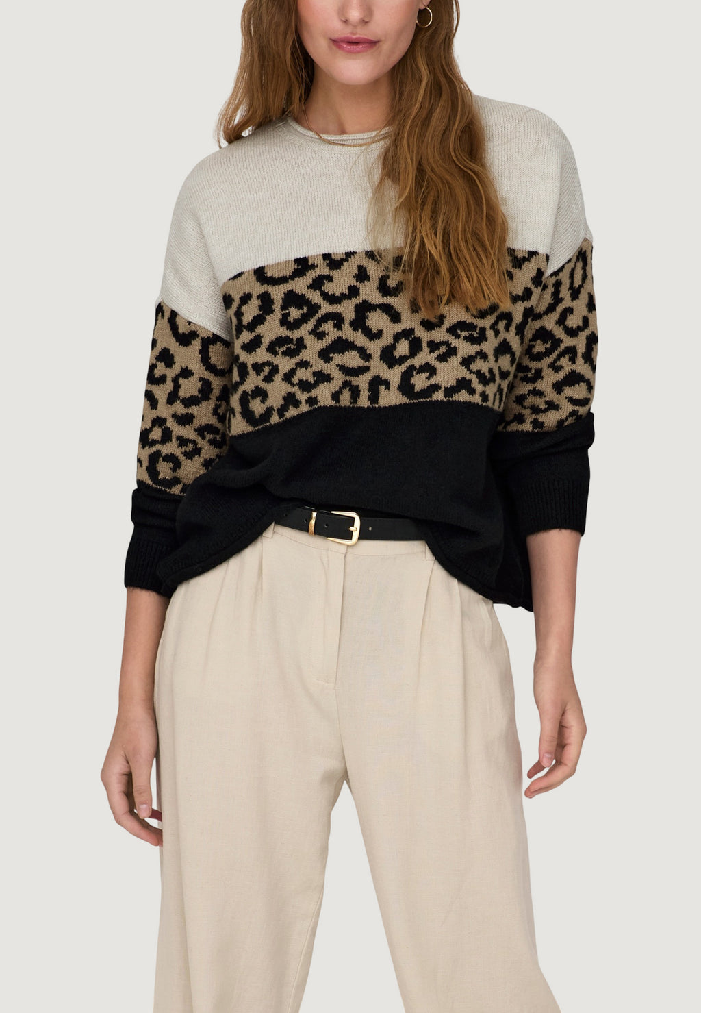 Maglione Only Onljade Animal Ls O-Neck Noos Knt