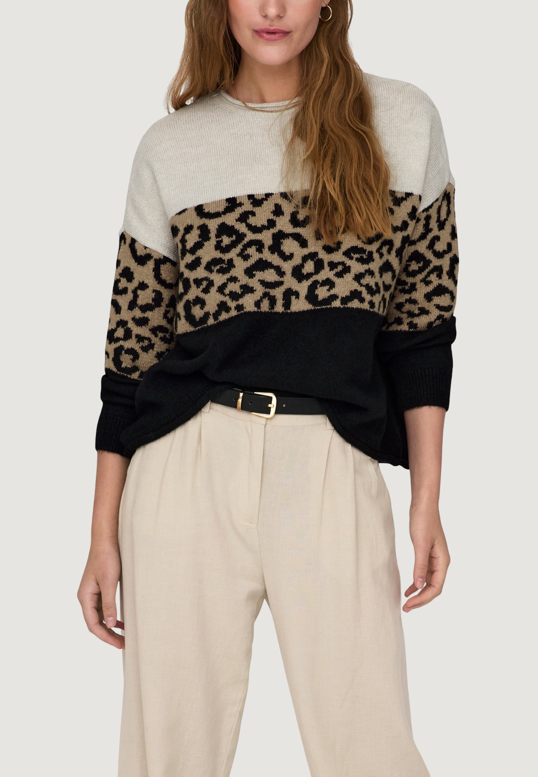 Maglione Only Onljade Animal Ls O-Neck Noos Knt
