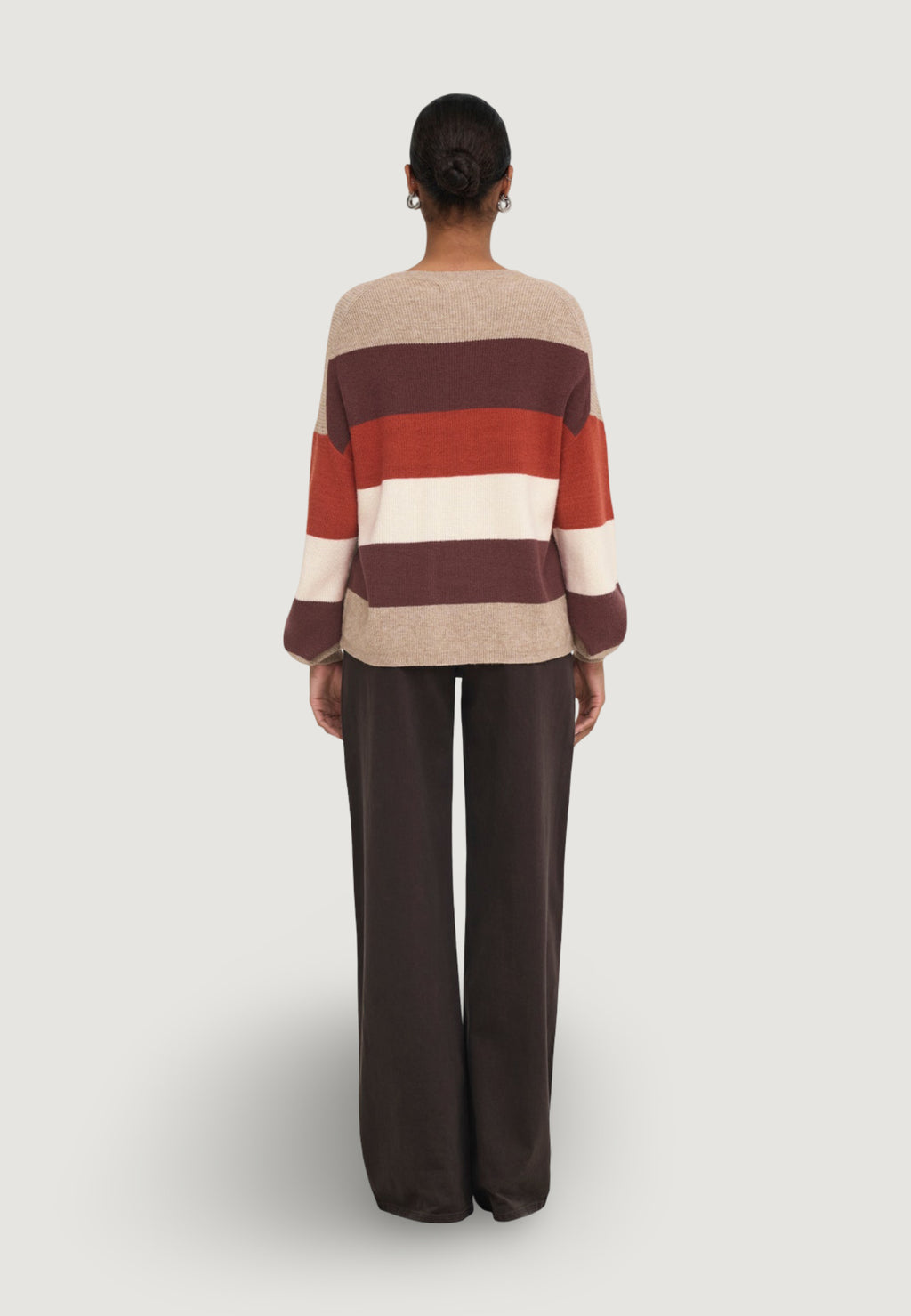 Maglione Only ONLATIA L/S STRIPE PULLOV KNT NOOS